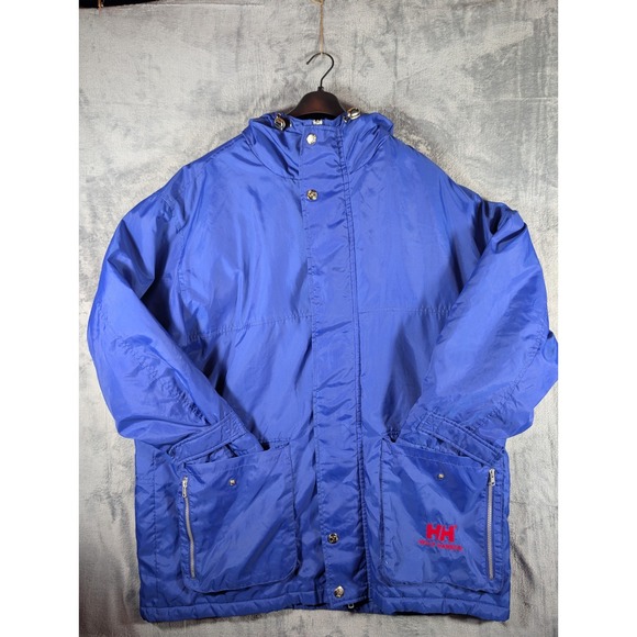 Helly Hansen Men's XL Blue Helly Tech Waterproof Parka